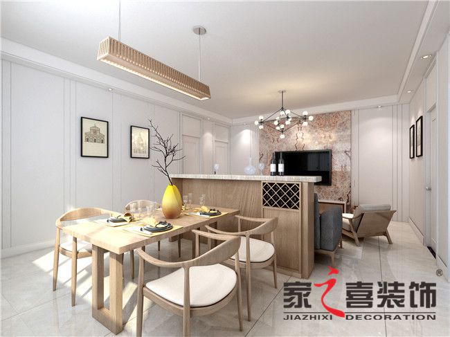 信阳安博(中国)花卉市场  北欧风格  130平方