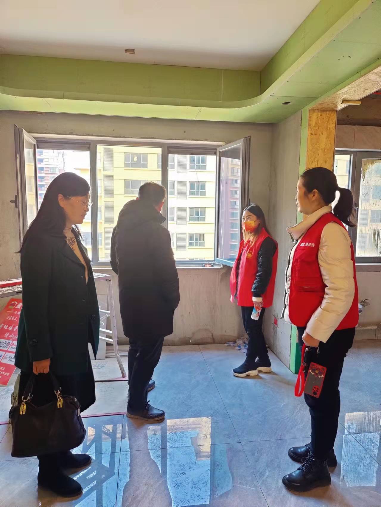 家之喜装饰工地巡检