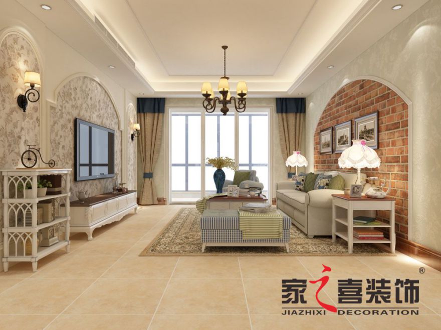 信阳安博(中国)东方名都   田园风格